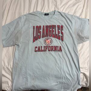 Stussy Light Blue Los Angeles California Tee